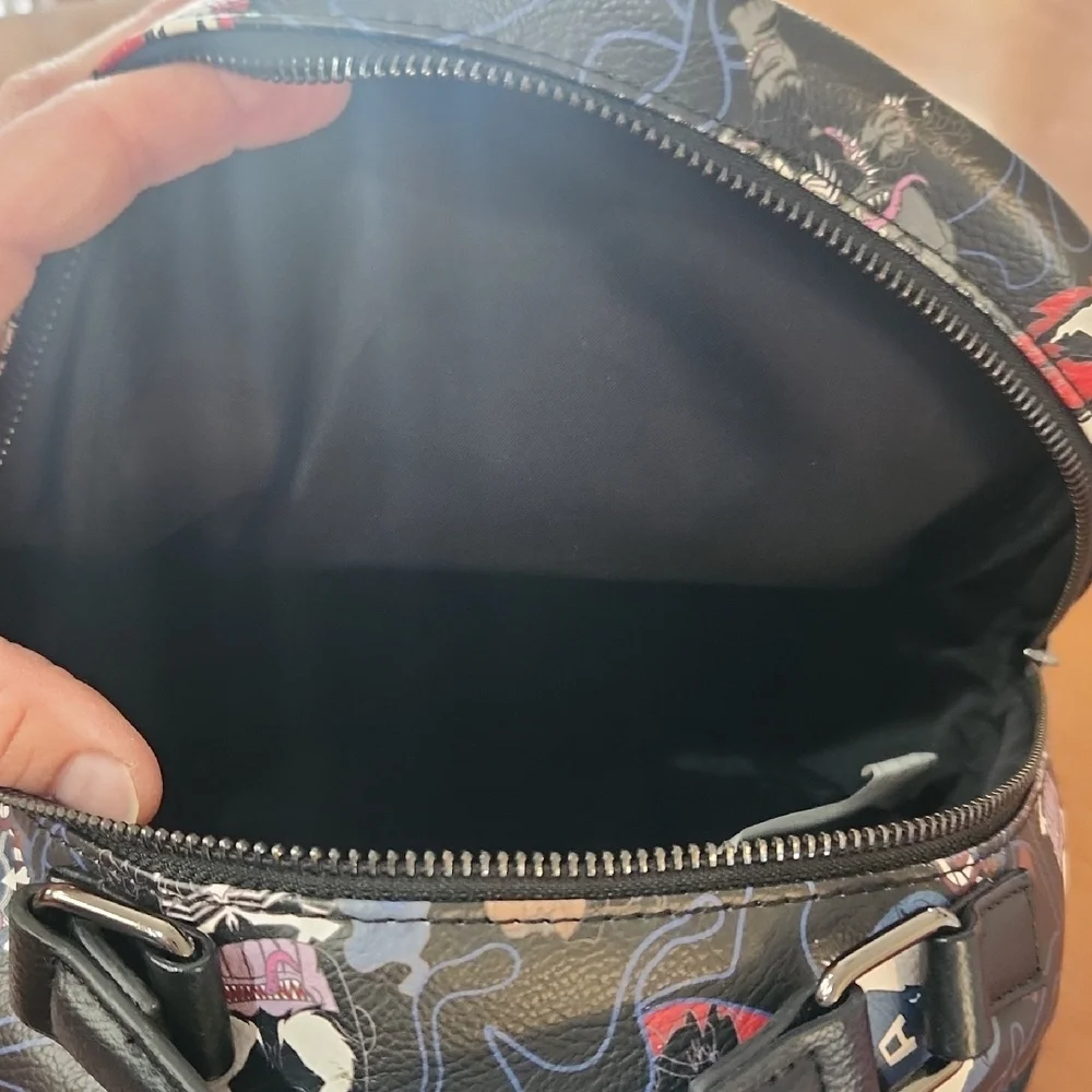 Loungefly Marvel Character Print Backpack - Black and Multicolor - Picture 5 of 13